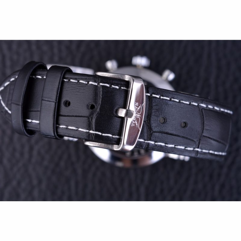 Jaragar Automatic Swirl Three Dial Black Men Watch