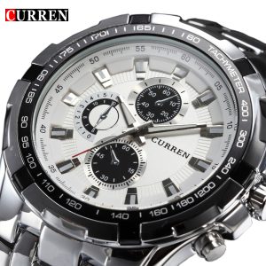 Curren Full Stainless Steel Watch for Men