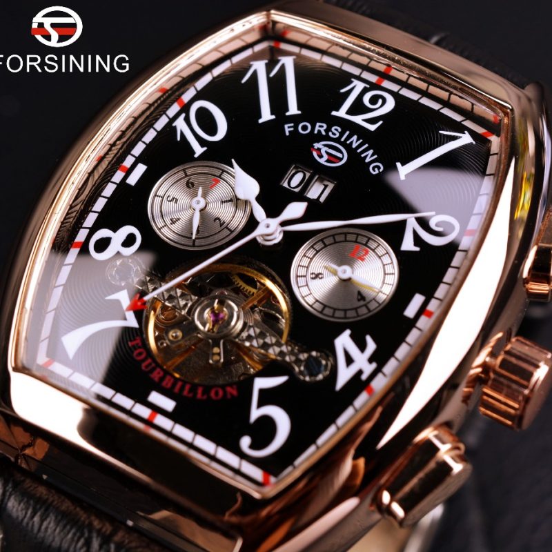 Forsining Rose Gold Case Automatic Watch