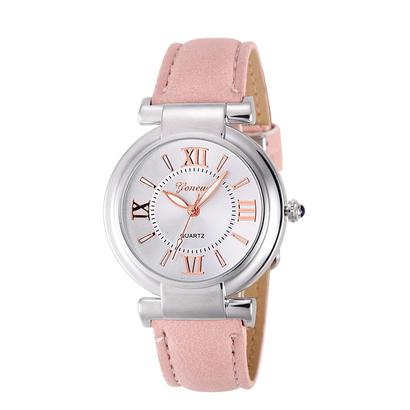 Geneva Roman Numerals Quartz Watch for Women