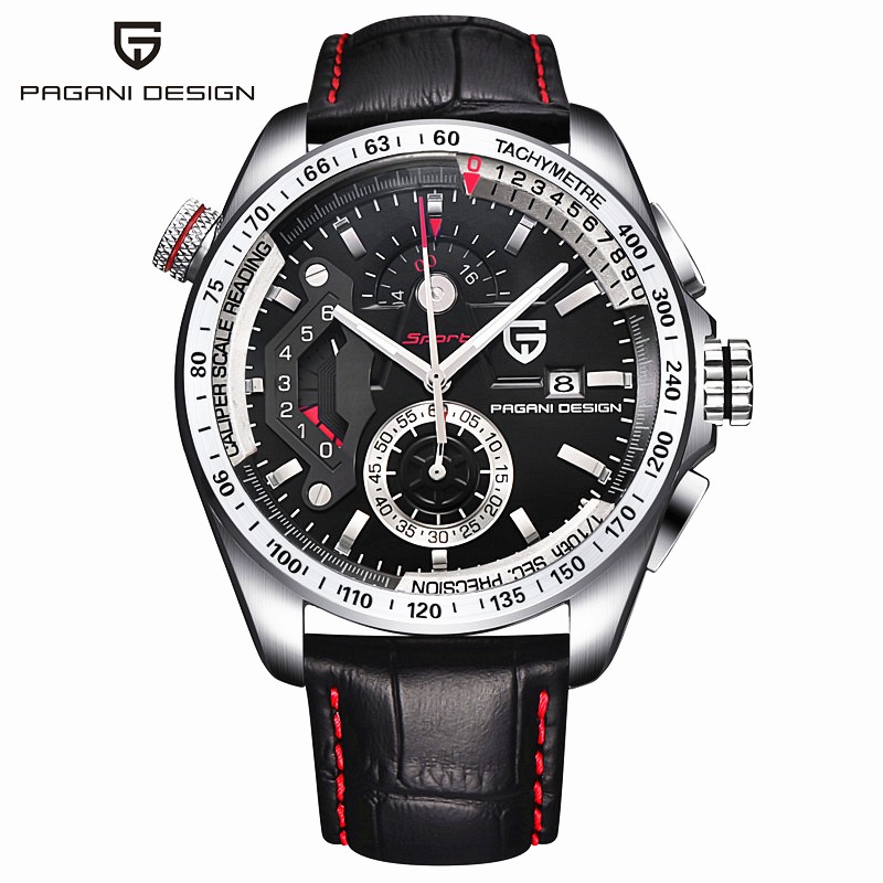 Pagani Design Stainless Steel Quartz Sport Watch 1685904919 1