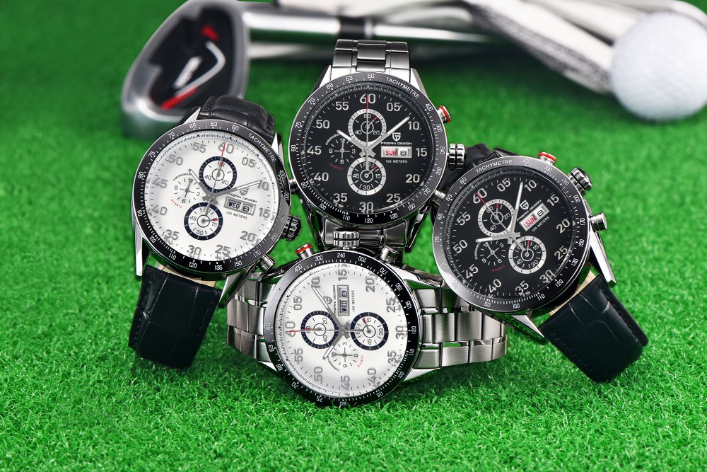 Pagani Design Steel Chrono Watch 601866405 1