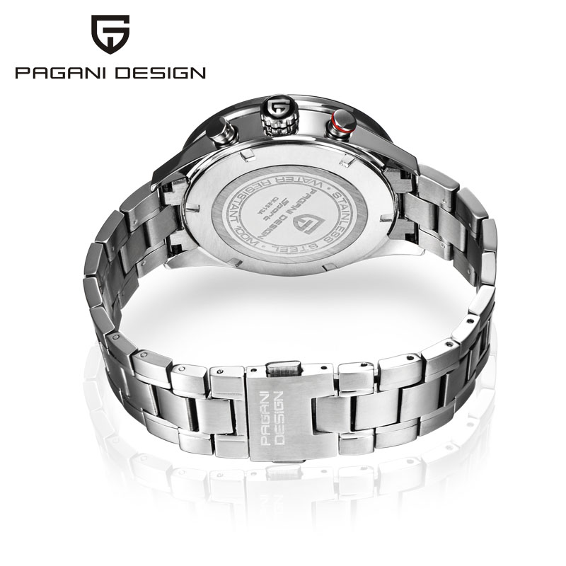 Pagani Design Steel Chrono Watch