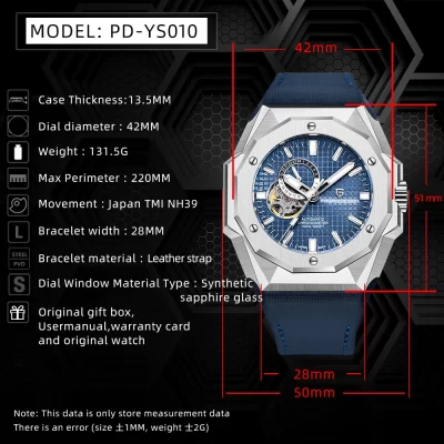 2023-PAGANI-DESIGN-42MM-Men-Automatic-Watches-Stainless-Steel-NH39-Movement-Sapphire-100M-Waterproof-Wristwatch-Watch-1 2023 PAGANI DESIGN 42MM Men Automatic Watches Stainless Steel NH39 Movement Sapphire 100M Waterproof Wristwatch Watch 1