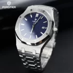 New PORSTIER Luxury 41mm NH35 Automatic Watch for men Mechanical Watches Luminous Dial Sapphier Staniless steel Waterproof Clock New PORSTIER Luxury 41mm NH35 Automatic Watch for men Mechanical Watches Luminous Dial Sapphier Staniless steel